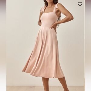 Reformation Edita Dress Large Serenade NEW